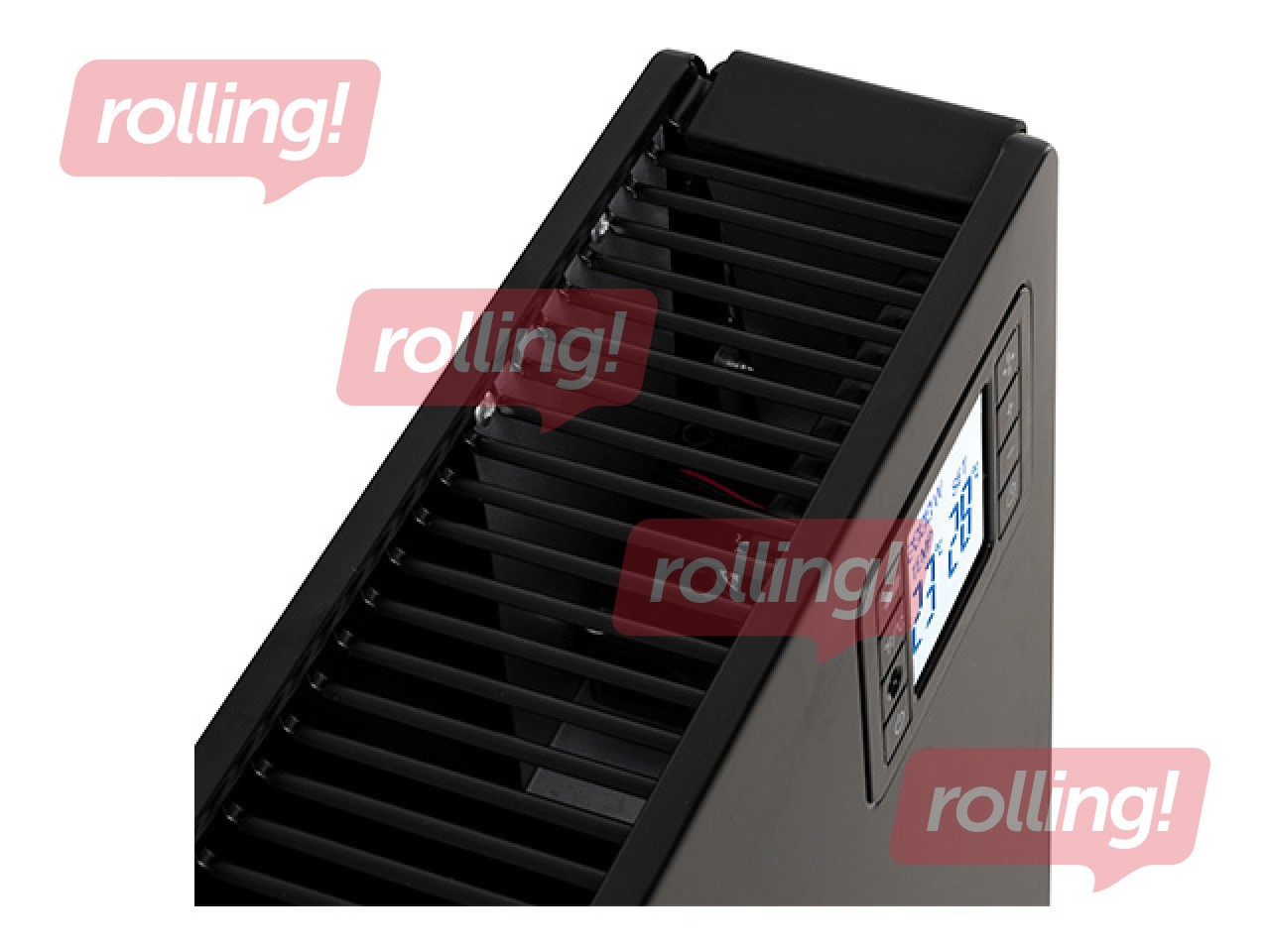 Konvekcijas ventilatora sildītājs ar tālvadības pulti 2000 W 3 jaudas līmeņi līdz 30 m² Melns CR7739