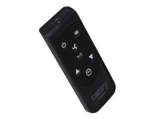 Konvekcijas ventilatora sildītājs ar tālvadības pulti 2000 W 3 jaudas līmeņi līdz 30 m² Melns CR7739