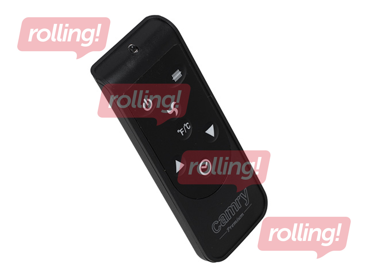 Konvekcijas ventilatora sildītājs ar tālvadības pulti 2000 W 3 jaudas līmeņi līdz 30 m² Melns CR7739