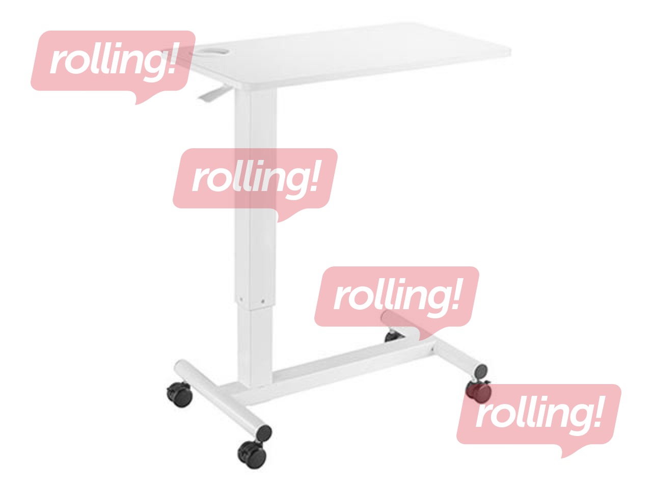 Reguleeritava kõrgusega laud Up Up, Forseti, valge