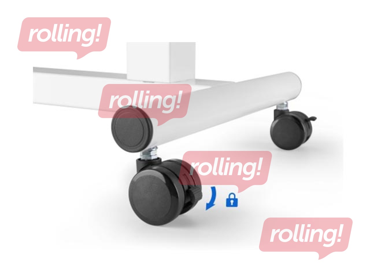 Reguleeritava kõrgusega laud Up Up, Forseti, valge