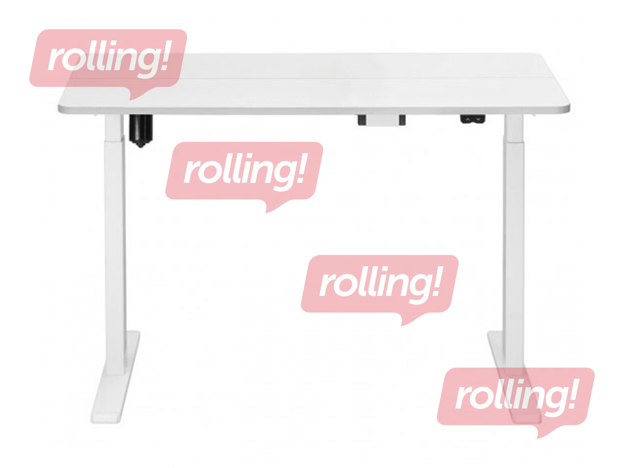 Electric height - adjustable table Up Up Frigg, white