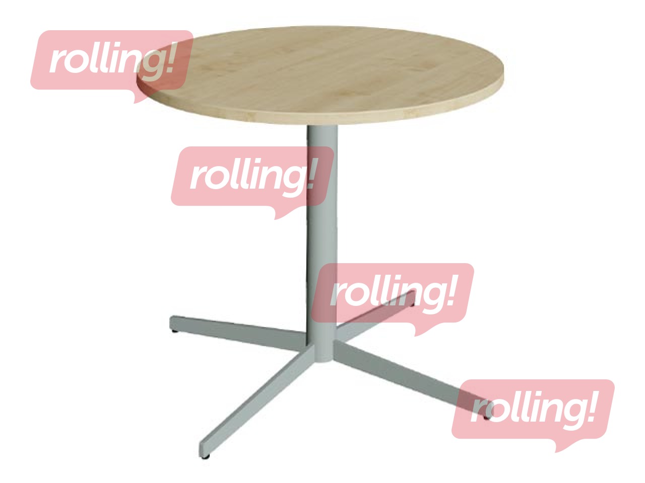 Laud SOLO, vaher/hall, ø90cm