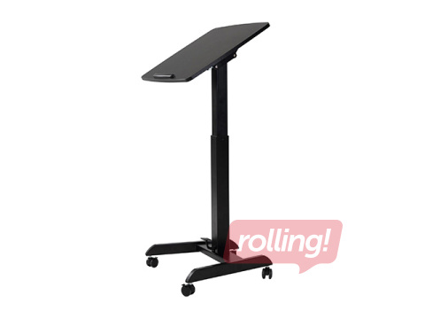 Augstumā regulējams galds Sun-Flex, Easydesk Pro, melns, 60x52cm