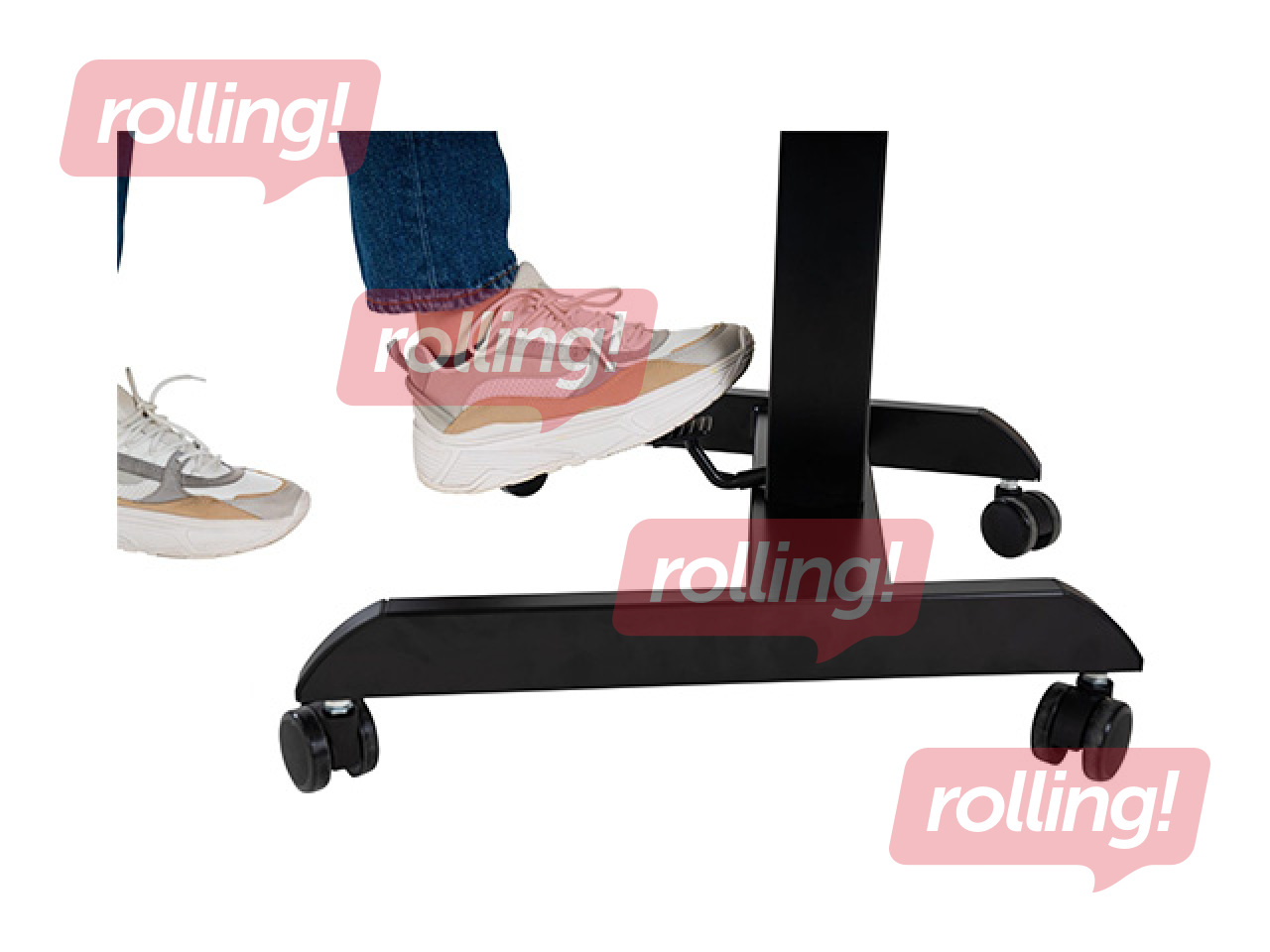 Augstumā regulējams galds Sun-Flex, Easydesk Pro, melns, 60x52cm