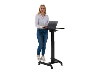 Reguleeritava kõrgusega laud Sun-Flex, Easydesk Pro, must