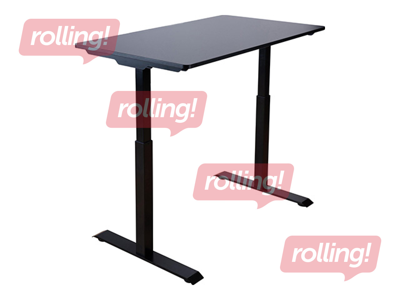 Регулируемый по высоте стол Sun-Flex, Easydesk Elite, чёрный