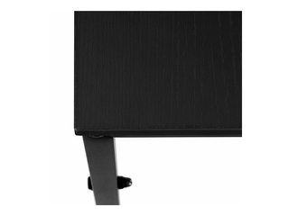 Kontorilaud Springos, must raam, must tööpind, 120×64×120cm