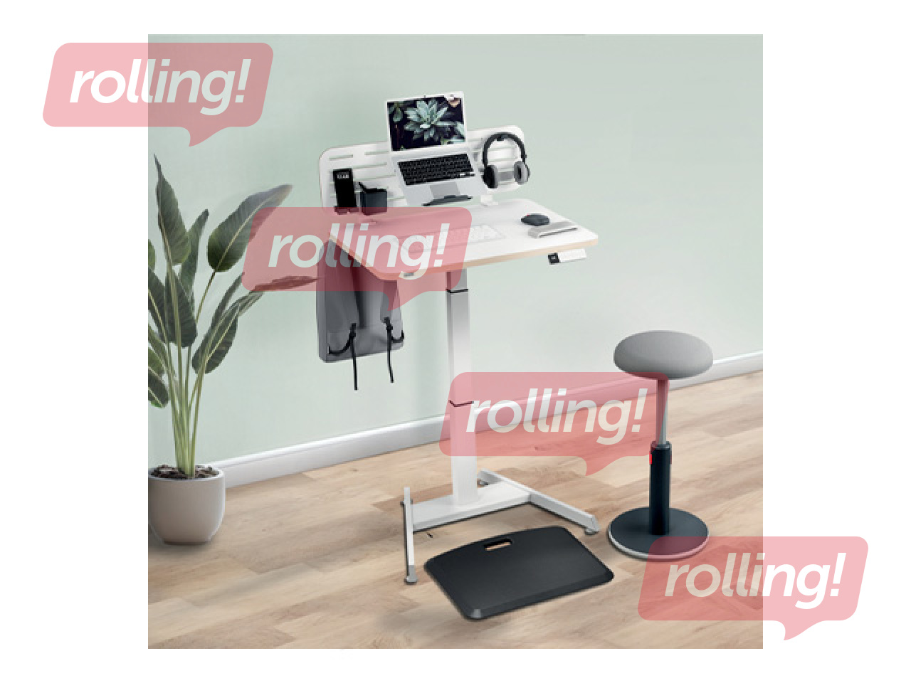 Регулируемый по высоте стол Leitz Ergo, Stand Up Reminder, белый