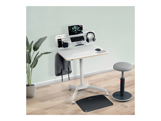 Height adjustable desk Leitz Ergo, white