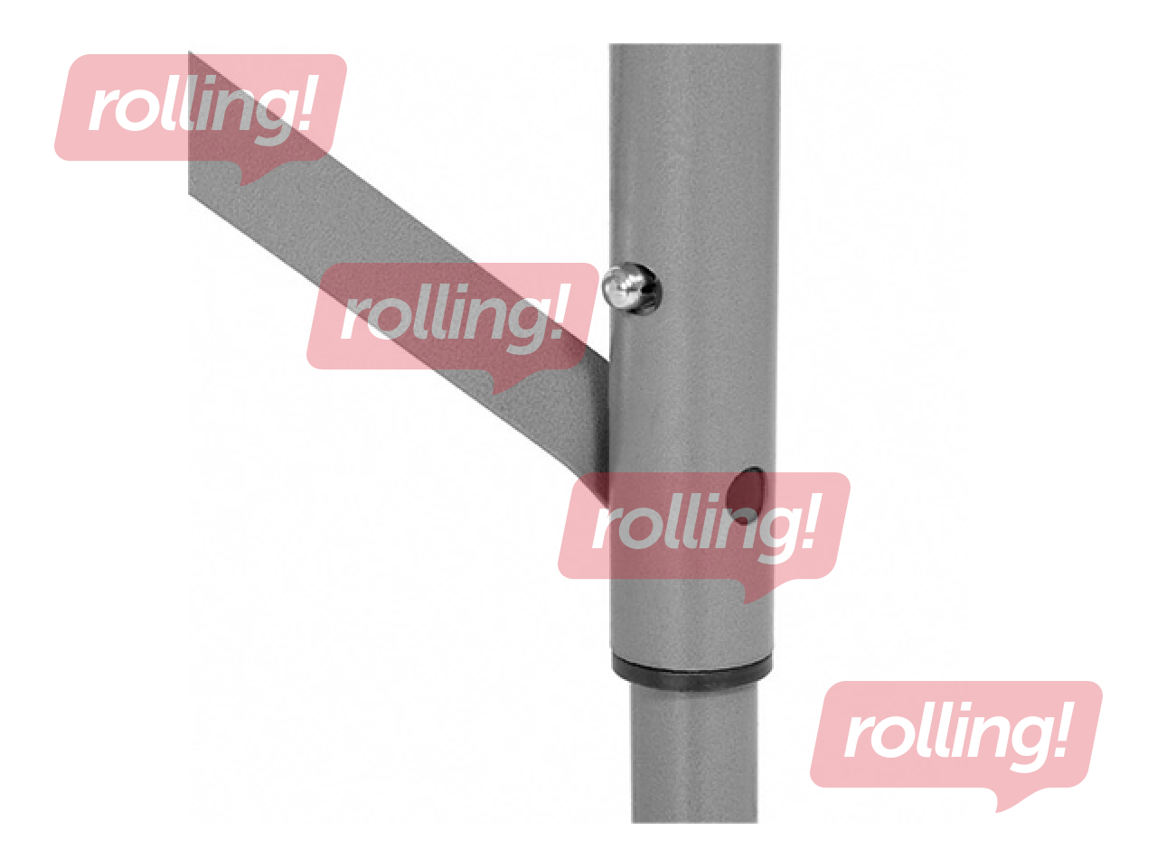 Laud Springos, 2 pingiga, kokkupandav, valge, 105x64x70cm