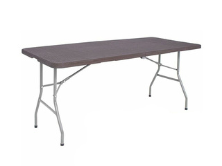 Laud Springos, kokkupandav, pruun, 180x74x74cm