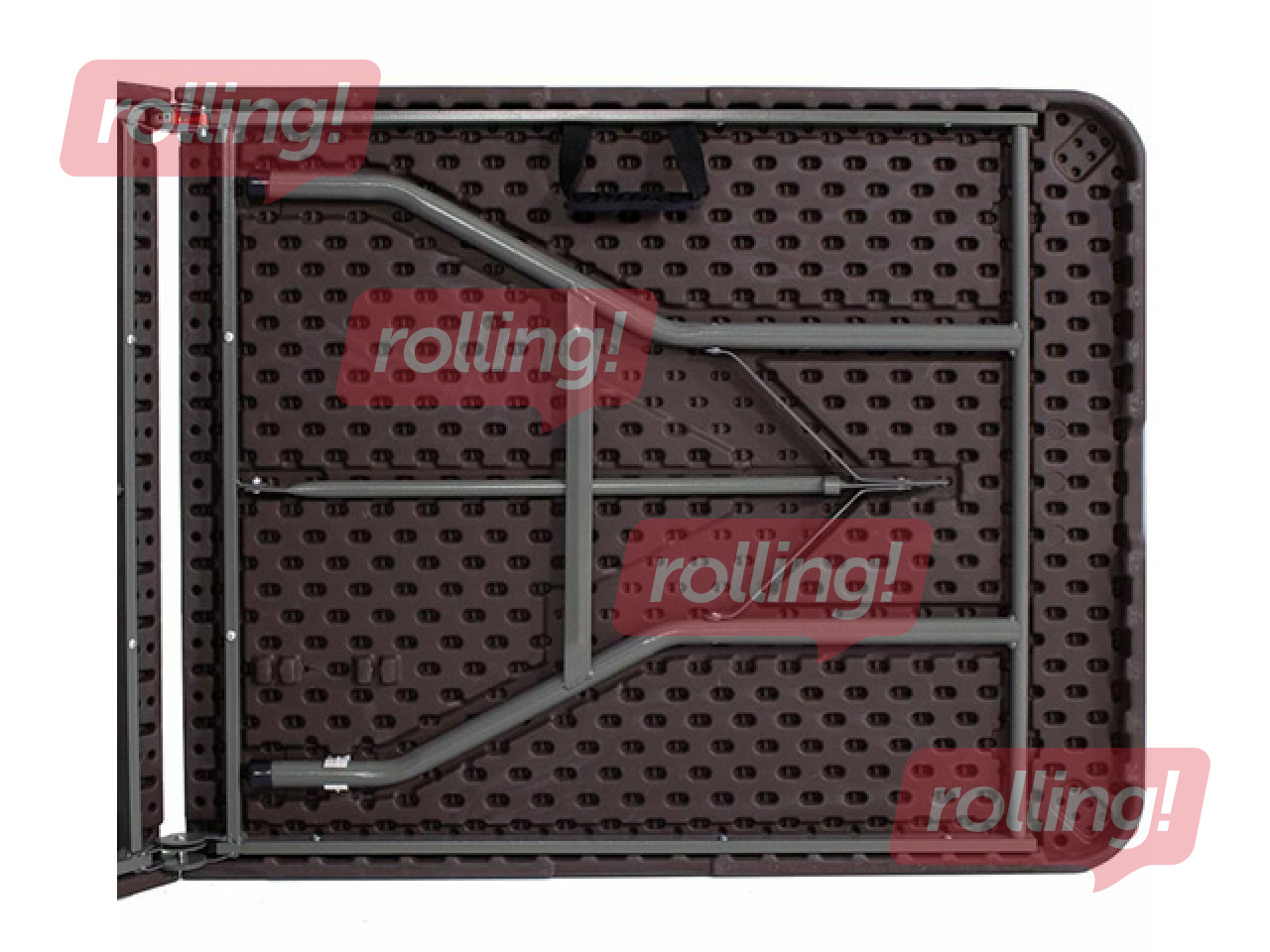 Laud Springos, kokkupandav, pruun, 180x74x74cm