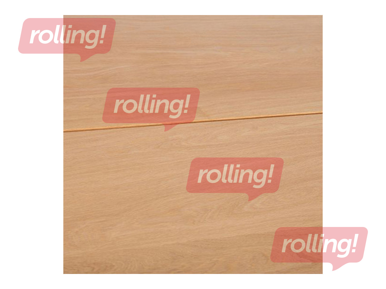 Конференц-стол Lisbon, черный каркас, столешница под дуб, 220×100×75см