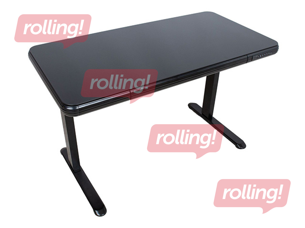 Height-adjustable desk Ergo Fit, black, 122x62cm