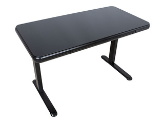 Reguleeritava kõrgusega laud Ergo Fit, must, 122x62cm