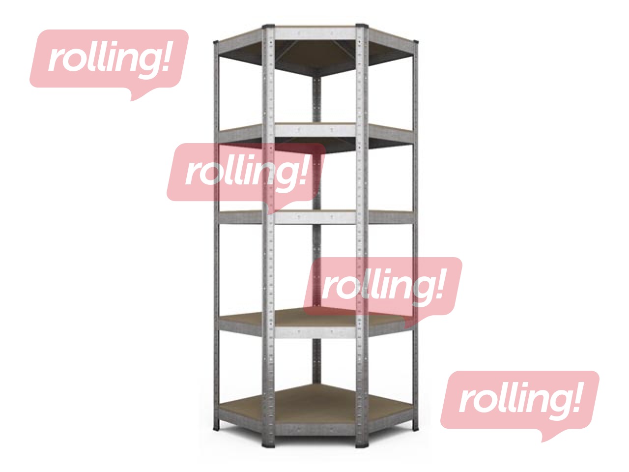 Riiul Haushalt Corner, 90 x 45 x 180 cm