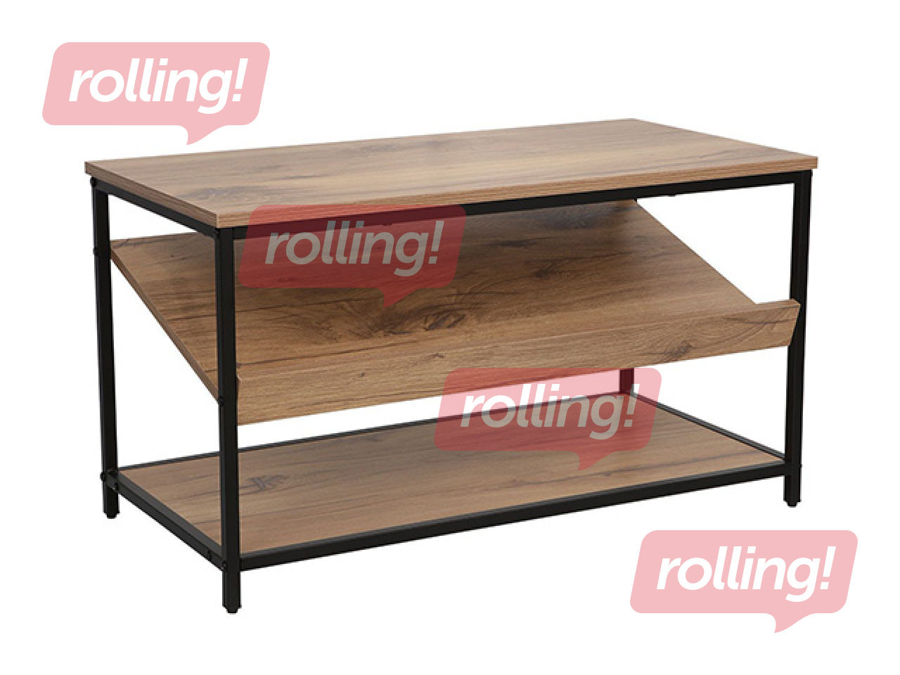 Jalatsiriiul Dimitra, must, pruun, 80×40×45cm