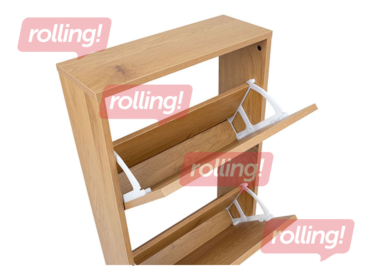 Jalatsikapp Aalborg, pruun, 49x18x84cm