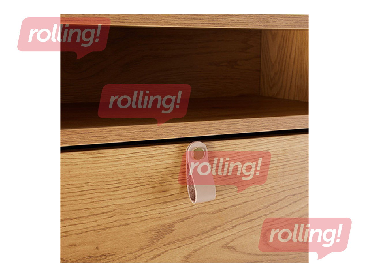 Apavu skapis Aalborg, brūns, 55.6x26x91.5cm