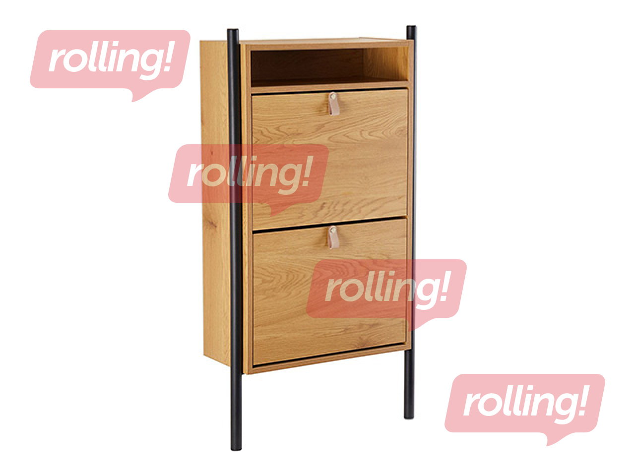 Jalatsikapp Aalborg, pruun, 55.6x26x91.5cm