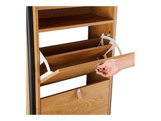 Jalatsikapp Aalborg, pruun, 55.6x26x91.5cm