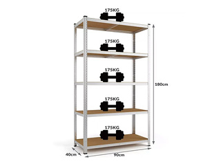 Noliktavas plaukts Springos, 90x40x180cm