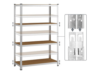Складской стеллаж Master, 180x120x60cm