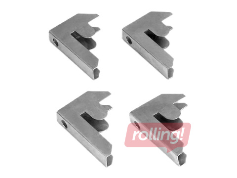 Warehouse shelf connectors, 4pcs.