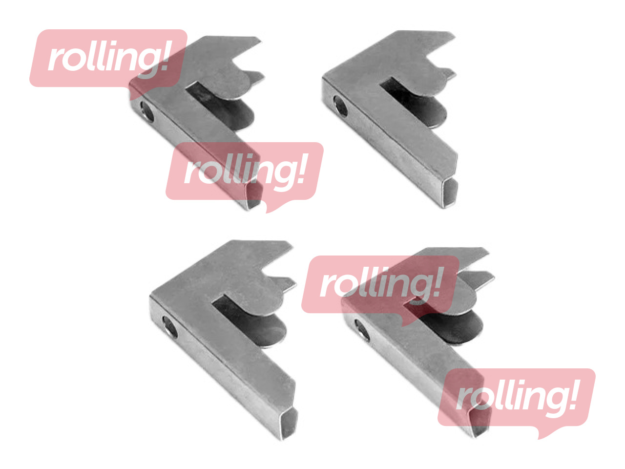 Warehouse shelf connectors, 4pcs.