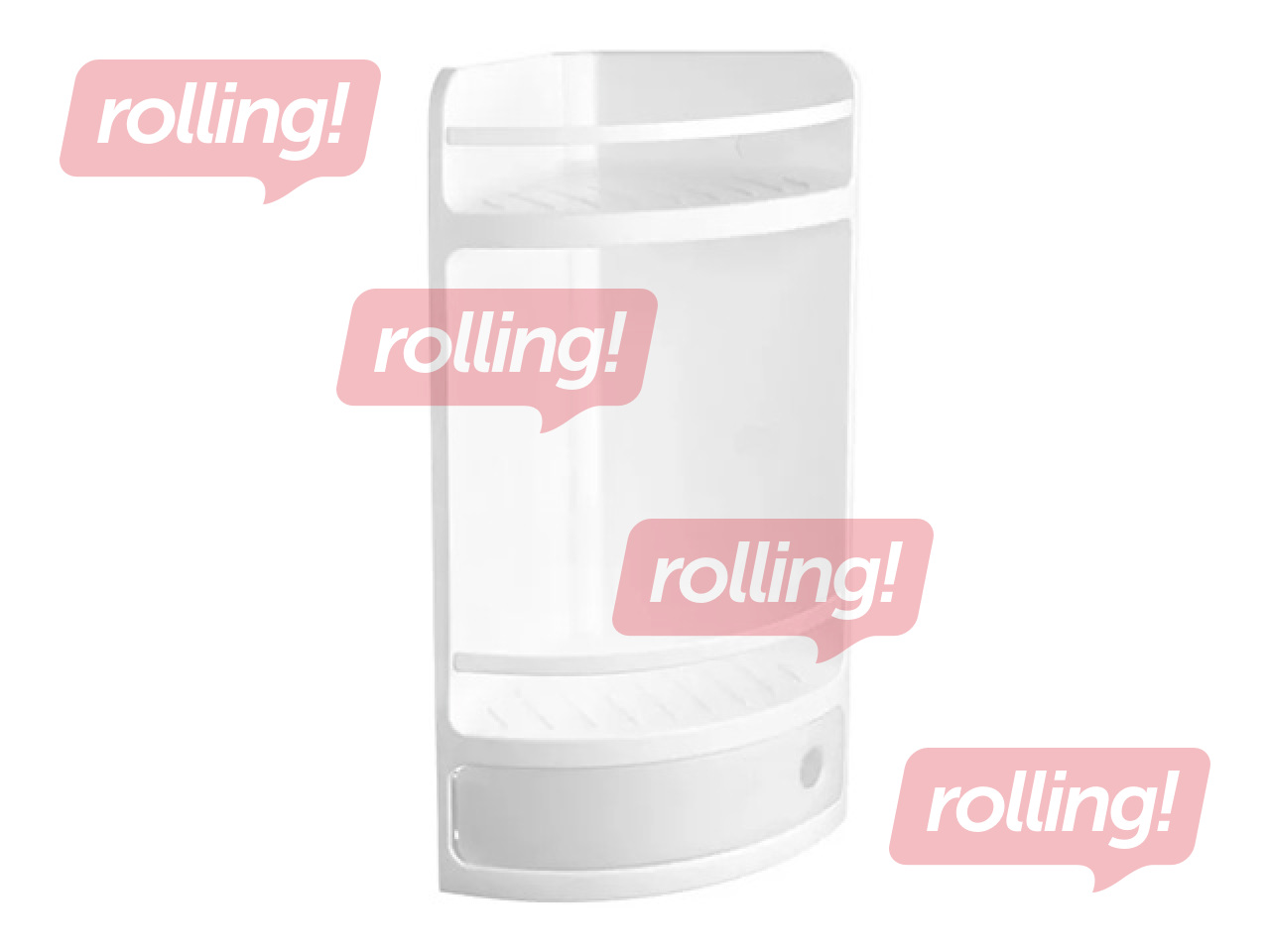 Vannitoariiul Tatay, nurgamudel, sahtliga, valge