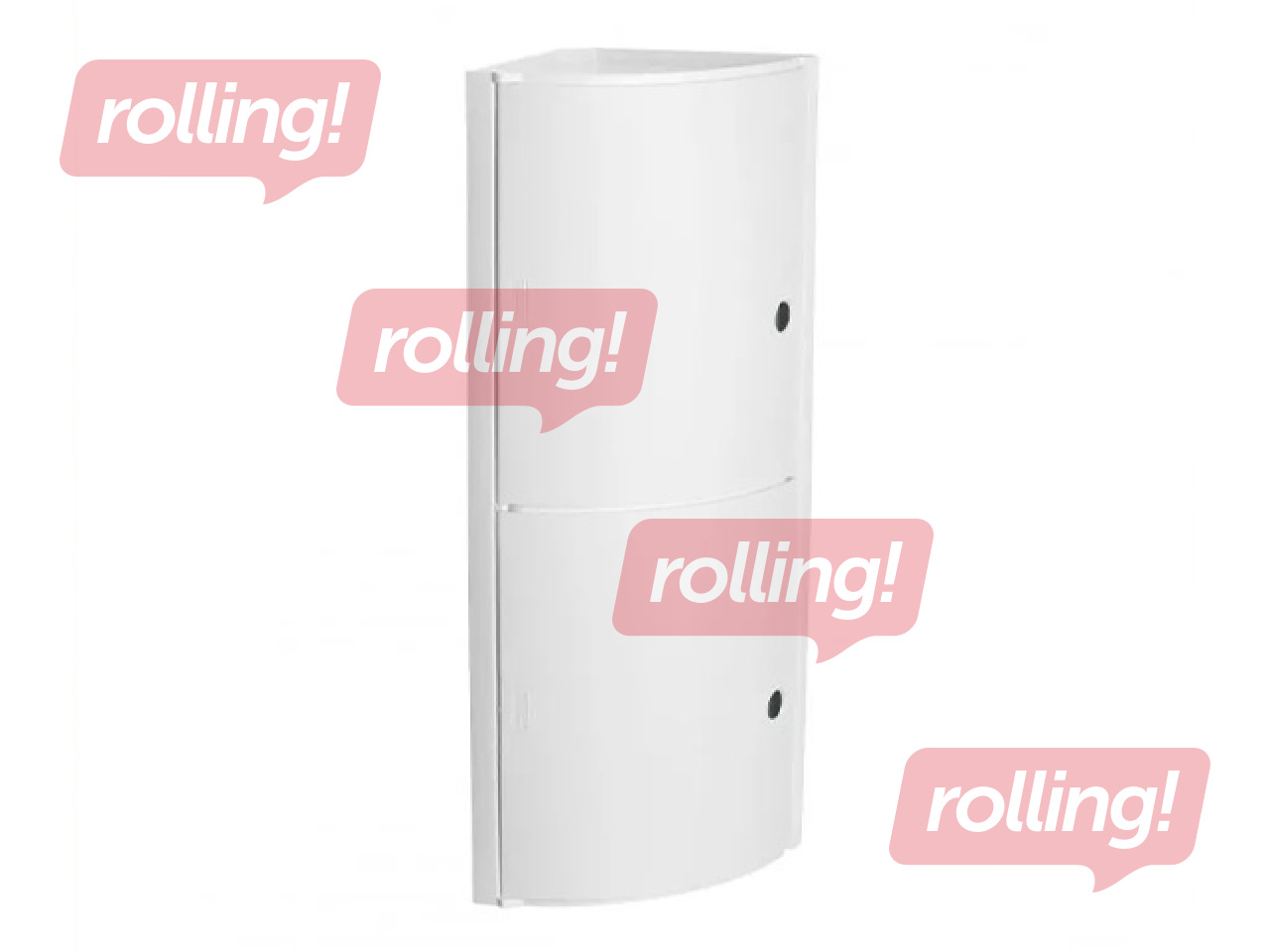 Vannitoariiul Tatay, nurgamudel, ustega, valge