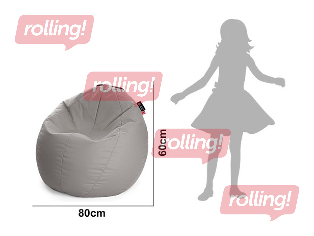 Istumiskott Qubo Comfort 80 Roche, Velvet Fit