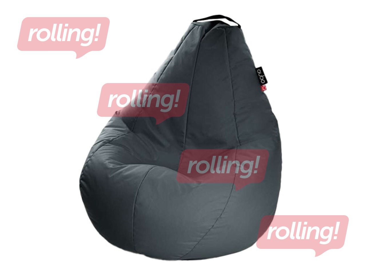 Кресло-мешок Qubo Comfort 120 Графит, Pop Fit