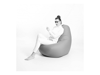 Кресло-мешок Qubo Comfort 120 Графит, Pop Fit