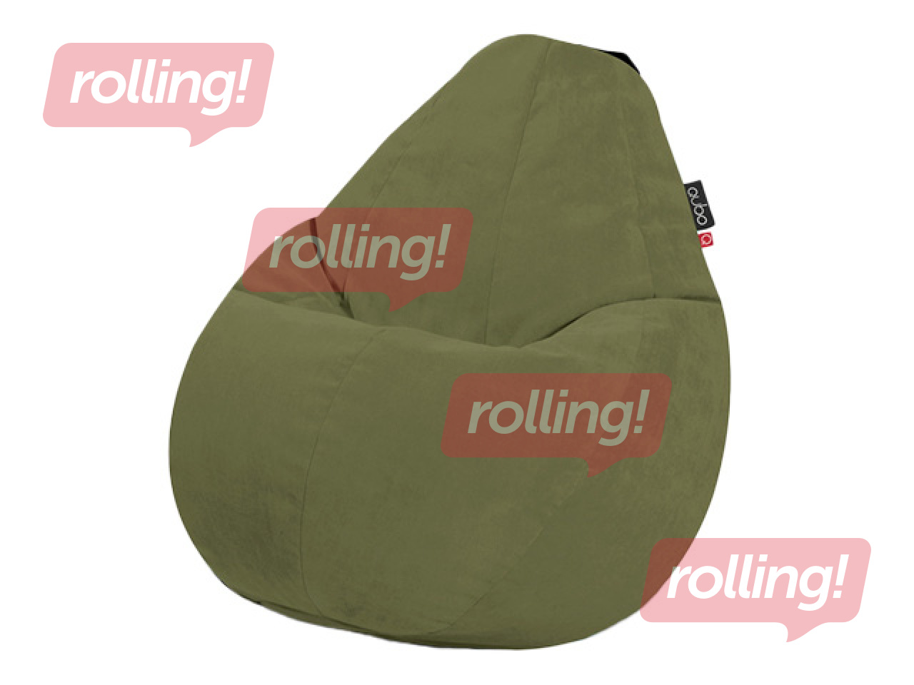 Bean Bag Qubo Comfort 90 Olive, Velvet Fit