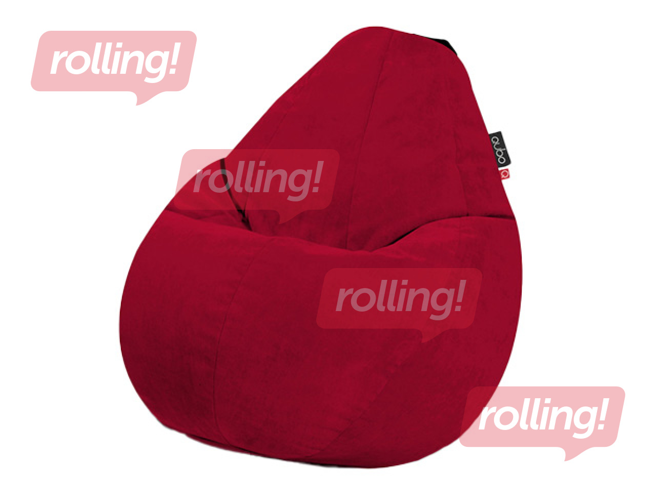 Bean Bag Qubo Comfort 90 Goji, Velvet Fit