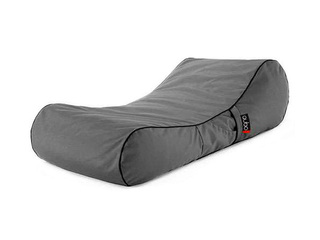 Bean Bag Qubo Flat Lounger Graphite, Pop Fit
