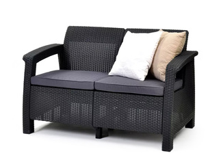 Aia diivan Keter Corfu, Love Seat, kahekohaline, hall