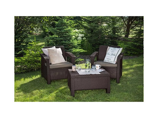 Aiamööbli komplekt Keter Corfu, Weekend, pruun