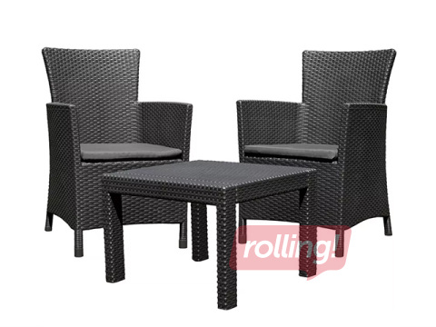 Garden furniture set Keter Rosario, Balcony Set, grey