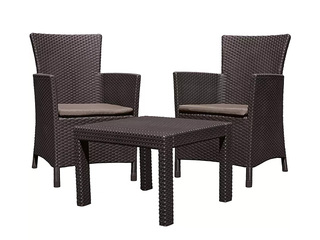 Garden furniture set Keter Rosario, Balcony Set, brown