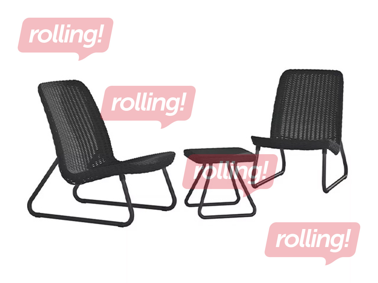 Aiamööbli komplekt Keter Rio, Patio Set, hall