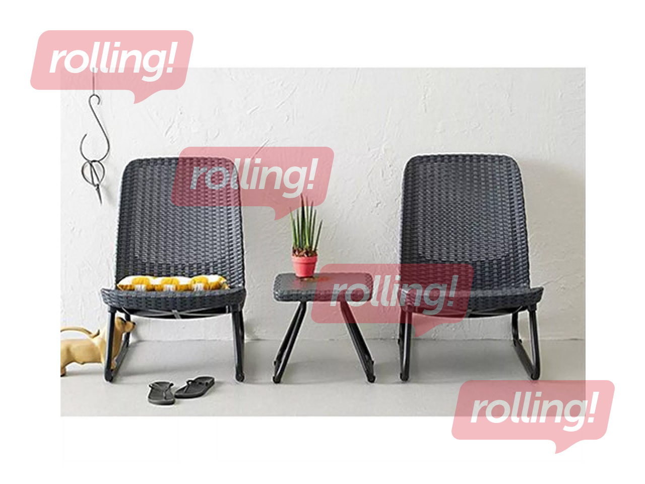 Aiamööbli komplekt Keter Rio, Patio Set, hall