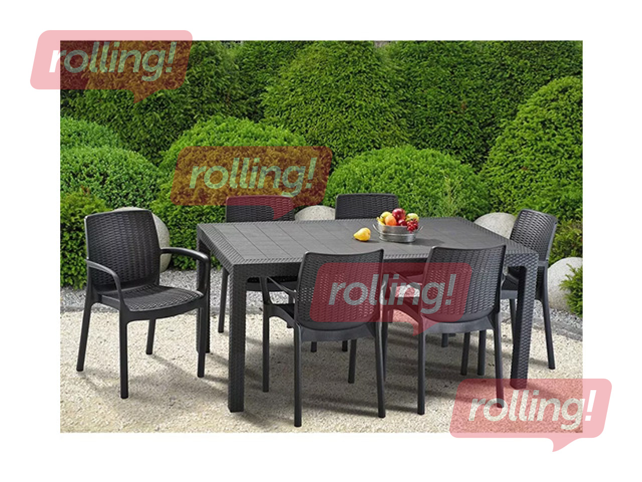 Garden table Keter Melody, grey