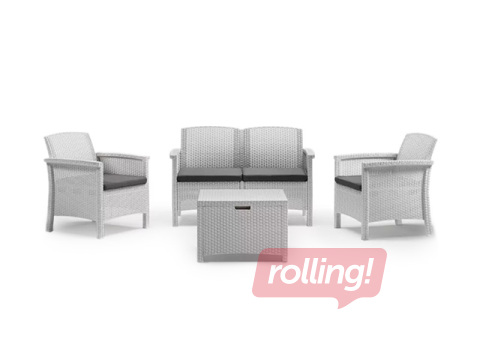 Aiamööbli komplekt Bica Set Venezia 2, valge