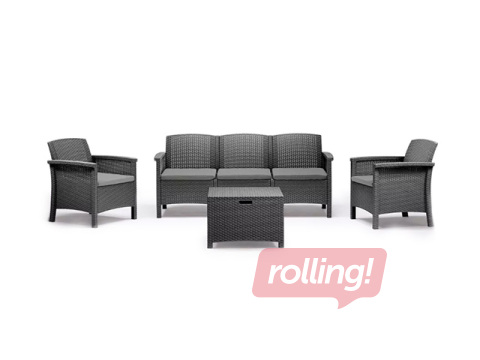 Aiamööbli komplekt Bica Set Venezia 3, hall