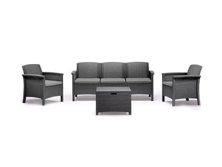 Aiamööbli komplekt Bica Set Venezia 3, hall