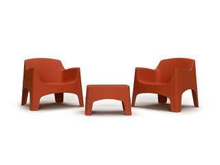 Комплект садовой мебели Bica Set, Ibiza Terrace, кирпично-красный