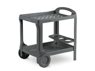 Serving trolley Bica Borneo, grey